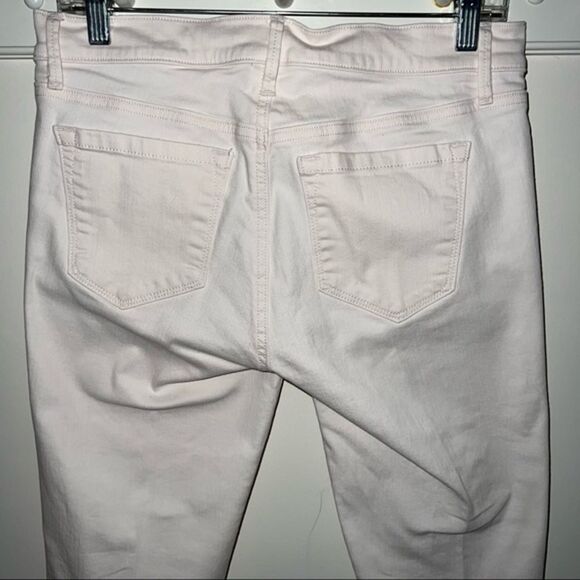 LOFT Blush Pink Modern Cuffed Crop Jeans - Picture 5 of 10